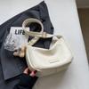 Bolsa grande de estilo ocidental para mulheres, nova coleção primavera e verão 2024, bolsa de ombro mensageiro versátil, bolsa tote para estudantes, para aula e trabalho