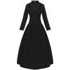Amazon Wish Vestido Medieval Novo de Halloween Feminino Gola Leve Bainha Grande Regra Vestido Longo Retrô