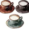 Caneca de Café Atmosfera Transfronteiriça Criativa Moderna Sala de Estar Painel de Densidade Adesivo de Parede Relógio de Parede Tridimensional Silencioso Sala de Estar de Alto Padrão