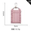 Cinta de Lona DIY con Etiquetas Coloridas para Equipaje, Llavero y Hebilla en Estilo Ins