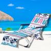 Suministro Directo de Fábrica Cubierta de Microfibra para Silla de Playa Cubierta para Reclinable Toalla Bolsa Toalla de Playa Una pieza pedido mínimo geometría 1