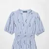 Comercio Exterior al por Mayor Moda Femenina Nueva Primavera 2026 Estilo Europeo y Americano Vestido Holgado Bordado Estampado Patrón de Color para Mujer
