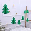 Decoración Navideña Escena Árbol Tienda Diseño Colgantes de Papel Suministros Vestido Festivo Paquete de Materiales Accesorios Utilería Adornos