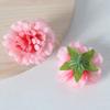 Flor Simulação Cravo Cabeça de Flor DIY Flor Artificial Grampo de Cabelo Flor Acessório de Cabeça Lembrança Decoração para Casa com Flor Flor de Seda
