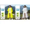 Capa de chuva longa descartável, proteção de corpo inteiro contra chuva forte, espessa, portátil, adequada para adultos e crianças, para viagens ao ar livre, montanhismo e caminhada