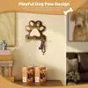 Suporte de Armazenamento de Patas de Cachorro de Madeira Transfronteiriço, Cabide de Entrada Montado na Parede, Suporte para Bolsas, Suporte para Chaves, Suporte de Armazenamento para Porta