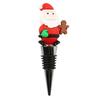 Rolha de vinho criativa de Natal Rolha de vinho Papai Noel Rolha de vinho de PVC com tampa Rolha de champanhe Rolha de vidro