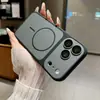 Adecuado para iPhone 18 Promax Funda Magnética para Teléfono con Tacto de Piel Mate, Modelo Nuevo 1516, Apple 17, Protección Anti-Caídas de Gama Alta