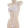 Lencería Sexy, Estilo Japonés Bidimensional, Uniforme de Criada Vaca Juguetón y Lindo, Tentador, Traje de Bikini Lindo y Sexy