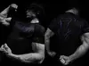Breathedivinity2026 Novo Caçador de Dragões Venom Roupas Fitness Masculinas Manga Curta Esportiva Secagem Rápida Camiseta Justa