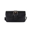 Linda bolsa de ombro axila casual distinta fivela de cinto decoração 2024 nova moda retro crossbody pequena bolsa quadrada