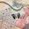 Pegatinas para Uñas Tensor Magic Girl Láser Corazón de Amor M1410 Serie Dulce Fresca Hermosa Chica Estrella Luna Corazón de Amor