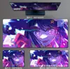 Alfombrilla de Ratón Extra Grande para Hombres y Mujeres, Alfombrilla Bidimensional Resistente a Manchas, Escritorio de Oficina Juego, Alfombrilla de Ratón E-Sports Anime Hatsune