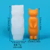 Molde para Pastel de Fondant DIY Serie Animales Búho Gato Rana Oso Vela Aromática Molde de Silicona