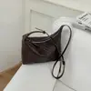 Bolso de Mano Tejido de Alta Gama Modelo Nuevo 2026 Transfronterizo para Mujer, Gran Capacidad, Versátil para el Trabajo, de Mano, de Hombro y Cruzado