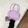 Bolso de mano de color liso estilo coreano para mujer, nueva colección de verano 2025, bolso con forma de concha moderno y chic, bolso cruzado moderno y casual