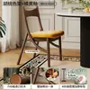Silla de Comedor de Madera Maciza Estilo Francés Mediados de Siglo Seleccionada Cuidadosamente, Silla de Escritorio de Oficina, Escritorio de Diseño, Taburete de Tocador Vintage