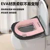Nova almofada impermeável para assento sanitário, espessa e quente, adequada para todas as estações, almofada de luxo portátil em EVA para assento sanitário.