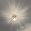 Lámpara de techo de cristal de cristal estilo Loft nórdico americano moderno, campana, lámparas para balcón y pasillo