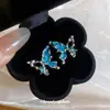 Aretes de Mariposa Huecos con Goteo de Aceite de Aguja Plateada, Elegantes y Dulces, Estilo Único, Aretes Versátiles, Lujo Ligero, Sensación de Alta Gama, Accesorios para Orejas de Mujer