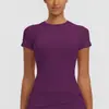 Nuevo Estilo Secado Rápido Delgado Transpirable Ciclismo Ajustado Alta Elasticidad Yoga Top Deportivo Correr Fitness Camiseta Mujer