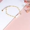 925 pulseira de prata mulheres ins estilo barroco alienígena pulseira de pérola vintage simples all-match leve joias de prata de luxo