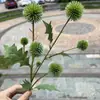 Fabricante de Flores Artificiales para Bodas Verdes Hortensia Verde Rosa Rocío de Golondrina Loto Bola de Cebolla Decoración Suave para Bodas Flor Artificial al por Mayor