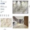 Pared de Fondo de TV de Piedra Sinterizada 1200x2700 Encimera de Piedra Sinterizada Baldosa de Mármol Blanco Veta Continua Piedra Sinterizada al por Mayor