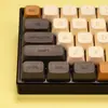 Brillo Temática Inglesa Color Simple Contrastante Xda Altamente Cinco Caras Sublimación Keycap 125 Teclas Simple y Creativo Se Puede Personalizar