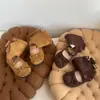 Botas de media caña estilo coreano para niña 2026 Nuevo estilo de otoño Zapatos de ballet con lazo pequeño desmontable Botas para niños