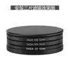 Estuche de Metal Negro para Filtros Caja de Almacenamiento para Filtros Rosca Apilable Aplicable para Filtro UV Filtro Polarizador Filtro ND Filtro de Estrella