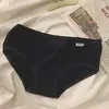A001 Roupa Íntima 100% Algodão Feminina Algodão Puro Forro de Algodão Cor Sólida Menina Cintura Baixa Respirável Estudante Triângulo Interno Pequeno Vermelho Roupa Íntima
