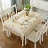 Fábrica multi-padrão toalha de mesa dourar PVC toalha de mesa impermeável à prova de óleo retangular toalha de mesa mesa de centro tapete de mesa casa