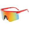 Nuevas Gafas de Sol para Hombre y Mujer de Montura Grande y Colorida para Exteriores 9322 Gafas de Sol Deportivas para Ciclismo Gafas de Sol Transfronterizas