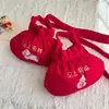 Bolsa de la Suerte para Impulsar el Dinero 2026 para Niños, Bolso para Bebés Niñas, Sobre Rojo de Año Nuevo Chino, Bolso Cruzado Elegante y a la Moda