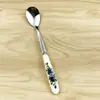 Mango Cerámico Nórdico Patrón de Mármol Acero Inoxidable Vajilla Occidental Cuchillo y Tenedor Cuchara Cuchillo y Tenedor para Bistec Fábrica Outlet de Vajilla