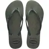 Chinelos Havaianas (feminino) Slim Gloss 39/0 Verde Oliva