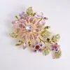 Broche da nova moda primavera e verão flor de planta exagerada corsage joias de moda europeia e americana acessórios de vestuário em estoque atacado