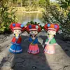 Muñecas de Minorías Étnicas, Marionetas de Madera, Juguetes, Manualidades de Tela, Artesanías Turísticas de Guizhou, Muñecas Especiales de la Etnia Miao