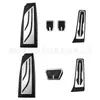 Adecuado para BMW E60 E61 (Modelo 04-10 Serie 5) Modificación de Pedal de Acelerador Antideslizante Estilo Original