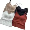 Camisola sexy y caliente de encaje delicado con copas, puro deseo y estilo maduro, adecuada tanto para llevar por dentro como por fuera, top de moda con hermoso diseño en la espalda