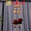 Sonajeros de Semillas y Cáscaras de Frutas, Manualidades Artísticas, Carrillones de Viento Hechos a Mano, Colgantes de Frutas para Plantas, Adornos Colgantes para Mochilas y Coches