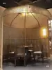 Teto Suspense Suspenso de Tecelagem de Bambu Decoração de Esteira de Bambu Reforma Hotel Pousada Fazenda Tela Divisória de Grade Esteira Retrô