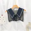 Bufanda Pequeña de Punto con Cordón para Otoño e Invierno Protección para el Cuello de Lana Decoración de Celebridad de Internet Patrón Geométrico Femenino Nudo de Protección para Hombro y Cuello