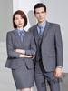 Traje de Hombre Negro de Alta Gama Traje Negocios Ajustado Vestido Seguro Bienes Raíces Chaqueta Azul Traje de Hombre Gris