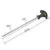 Equipamentos de Exterior Acessórios para Barraca Aço em Forma de T Cabeça de Plástico Rosca Manual Giratória Estaca de Ferro para Chão 21cm