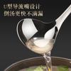 Cuchara Sopera de Acero Inoxidable 304 Cuchara Colador Mango Largo Profundizada Cuchara para Olla Caliente Sopa Gachas Suministros para Exteriores Cuchara Paleta Pequeña para Saltear