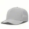 Boné de Baseball de Cinco Painéis Transfronteiriço com Impressão de Logo Personalizado, Esportivo Masculino Secagem Rápida Melin Laser Impermeável Chapéu de Copa Alta