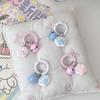 Lindo Llavero de Campana de Palma de Gato con Hebilla de Anillo Suave Lindo Garra de Gato Colgante Dulce para Niña Regalo para Novia Accesorios