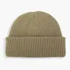 [Personalizado] Venta Directa de Fábrica Gorro de Lana Tejido Multicolor con Logo Bordado Cálido para Exteriores Antibacteriano con Puño Gorro para el Frío